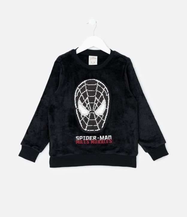 Pijama Infantil Estampado Hombre Araña y Lentejuelas Interactivas – Talle 3 a 10 años 2