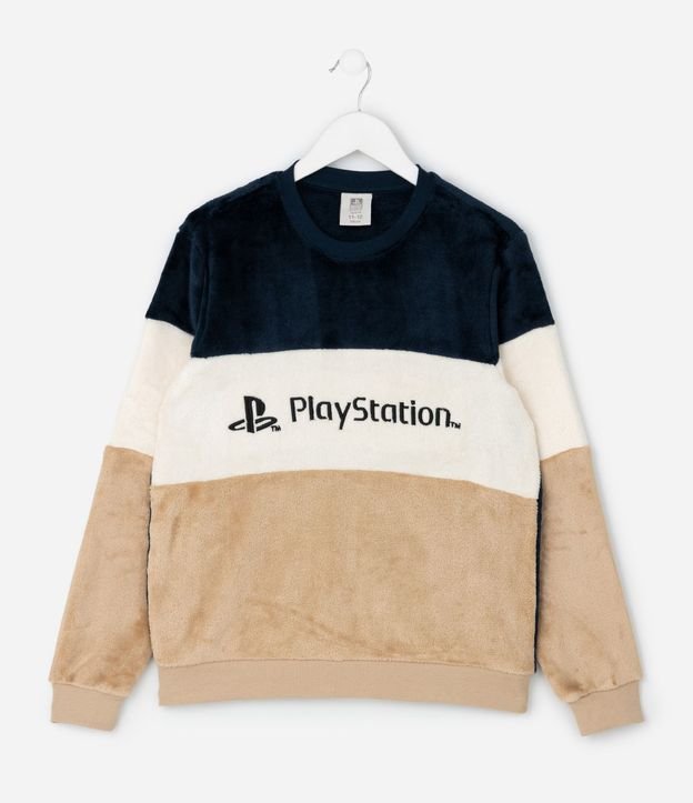 Pijama Infantil Largo con Estampa de PlayStation – Talle 5 a 16 años 4