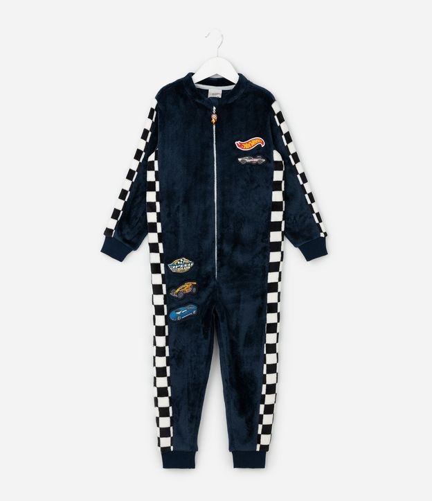 Pijama Infantil Jumper con Estampa de Hot Wheels – Talle 3 a 10 años