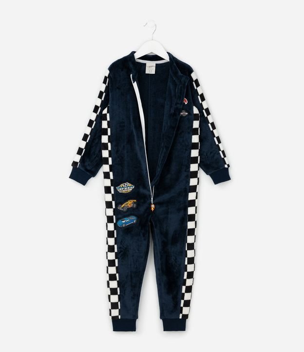 Pijama Infantil Jumper con Estampa de Hot Wheels – Talle 3 a 10 años 2