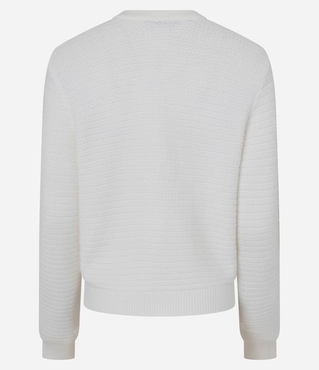 Cardigan Texturizado en Punto con Botones Metalizados 10