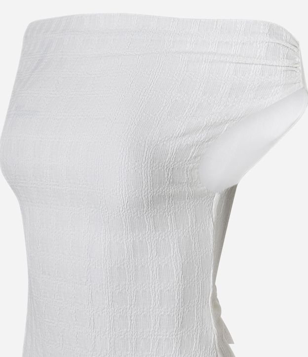 Blusa Texturizada con Escote Hombro a Hombro 6