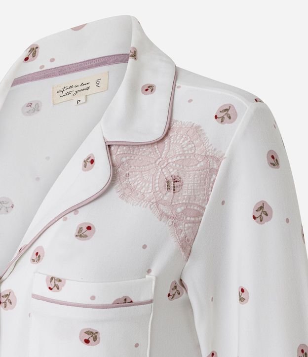 Camisón Americana Peach Touch con Estampa Floral 4