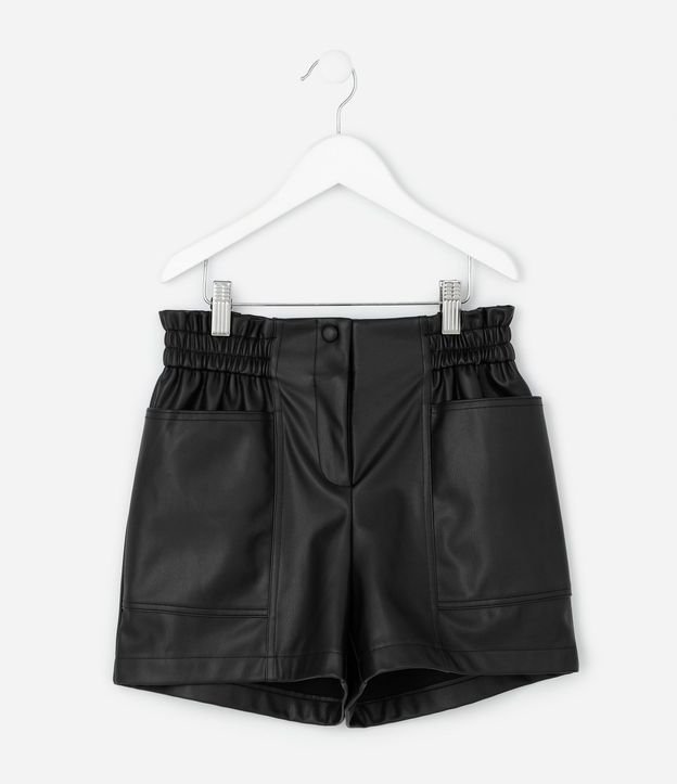 Short Infantil Clochard con Bolsillos y Botones – Talle 5 a 14 años 2
