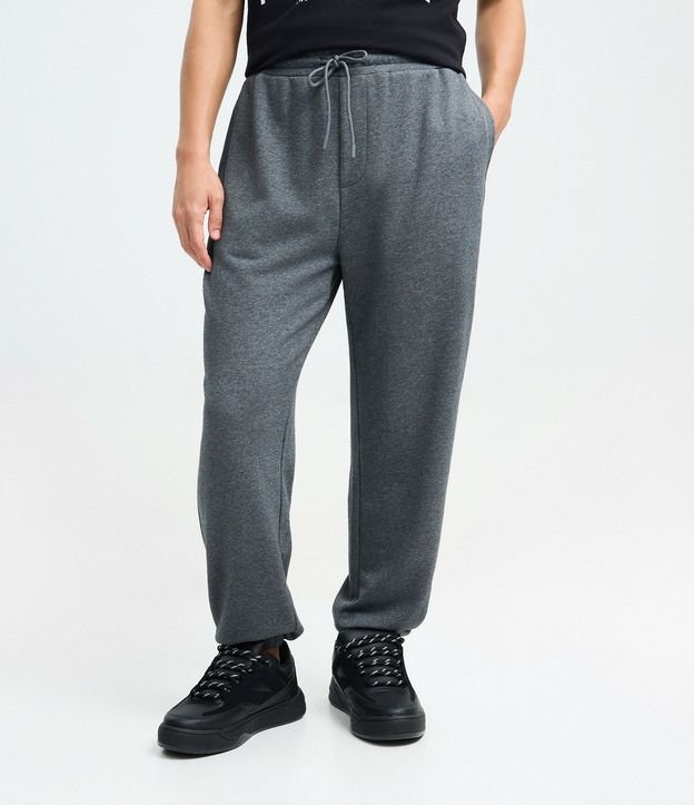 Pantalón Jogger en Algodón con Cintura Elástica y Cordón 2