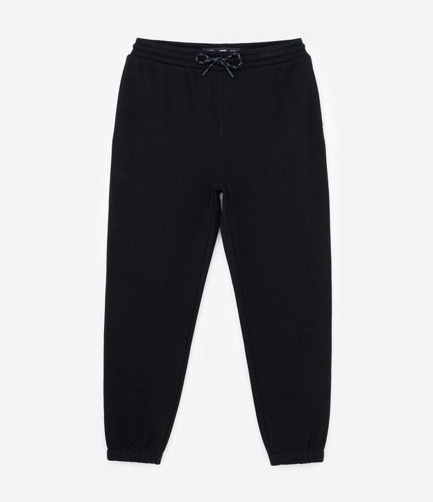 Pantalón Jogger en Algodón con Cintura Elástica y Cordón 4