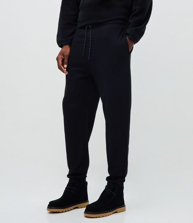 Pantalón Jogger en Algodón con Cintura Elástica y Cordón 2