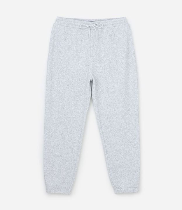 Pantalón Jogger en Algodón con Cintura Elástica y Cordón