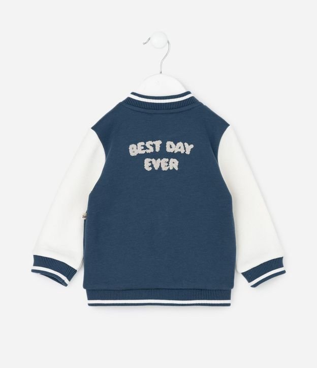 Campera Infantil Bomber con Patch de Carro – Talle 0 a 18 Meses 3