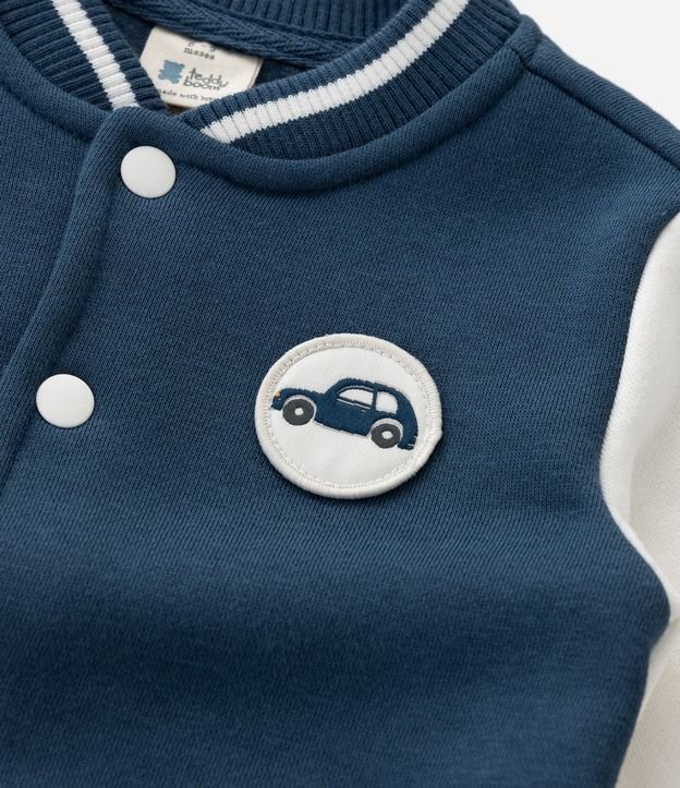 Campera Infantil Bomber con Patch de Carro – Talle 0 a 18 Meses 7