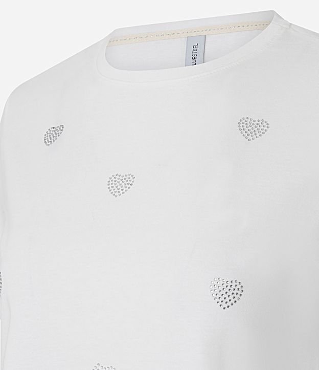 Remera New T-Shirt en Algodón con Corazones 5