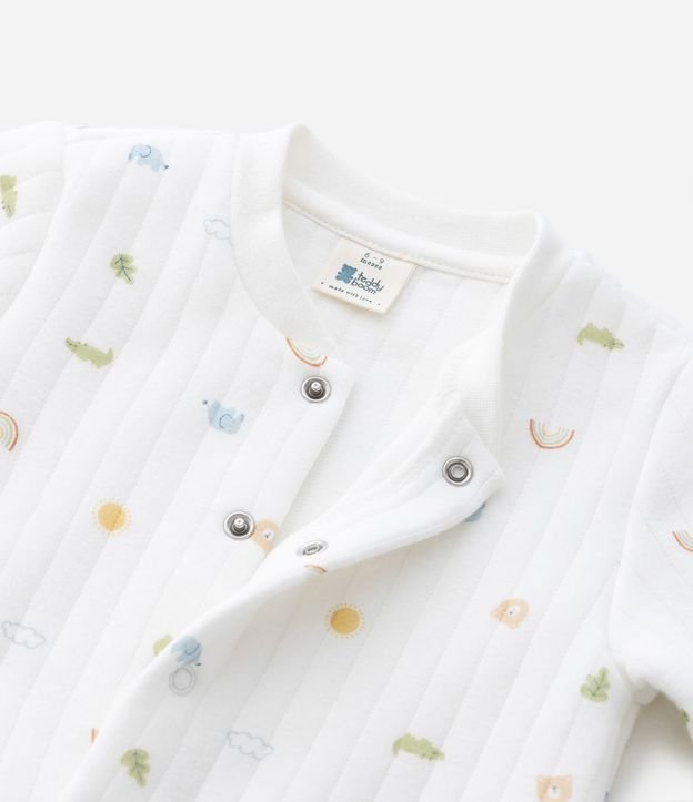 Mono Infantil en Capitoneada con Estampado Mini Icons – Talle RN a 18 Meses 6