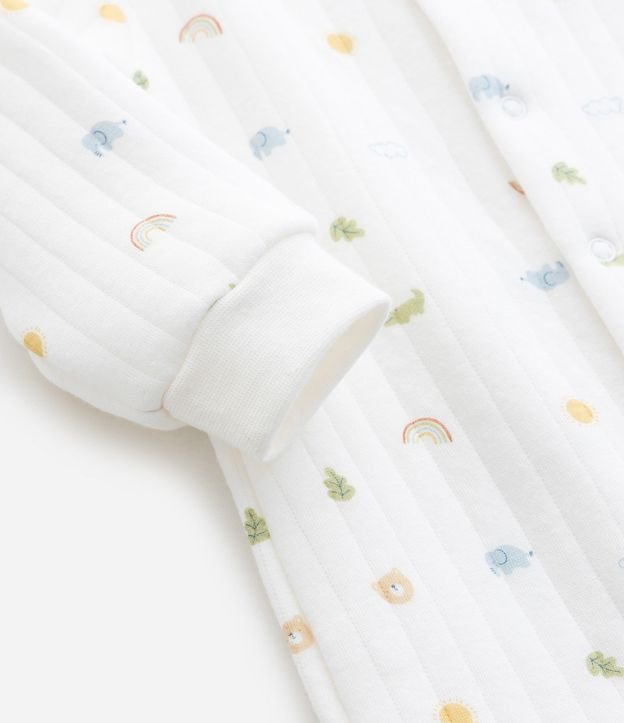 Mono Infantil en Capitoneada con Estampado Mini Icons – Talle RN a 18 Meses 7