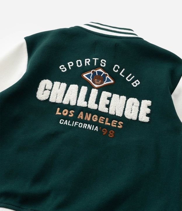 Campera Infantil Bomber en Algodón con Bordado College - Talle 1 A 6 años 11