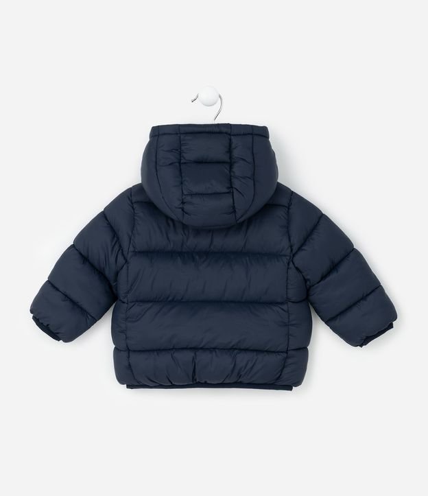 Campera Infantil Puffer con Capucha – Talle 3 a 18 Meses 3