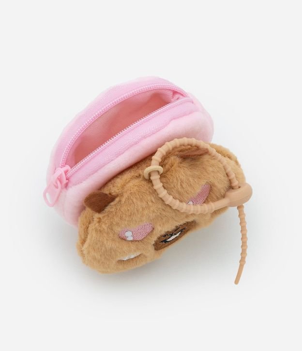 Neceser Porta Monedas con Forma de Carpincho Peludo - Talle U 6