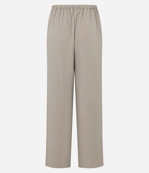 Pantalón en Sastre Arrugado y Cintura con Elástico 2