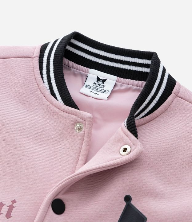 Campera Infantil Bomber Varsity Kuromi – Talle 5 a 14 años 10
