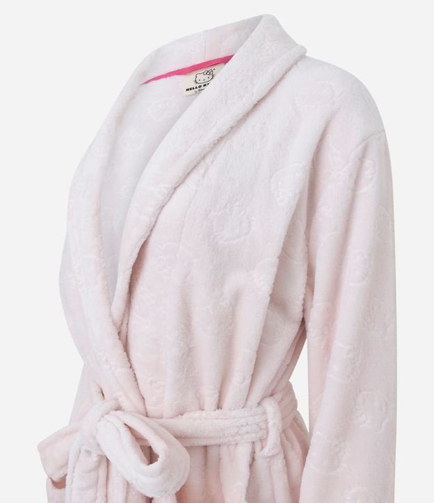 Bata de Baño Regular en Sherpa con Textura Hello Kitty 2