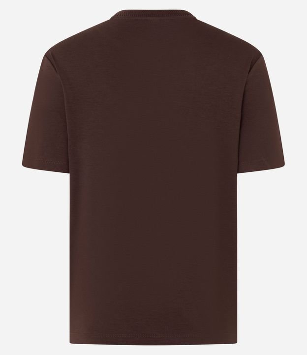 Blusa Slim en Algodón con Estampa Barco y Palmeras 8