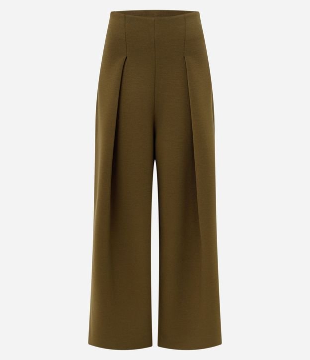 Pantalón Barrel en Algodón con Pliegues 5