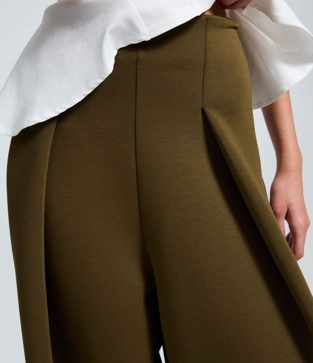 Pantalón Barrel en Algodón con Pliegues 4