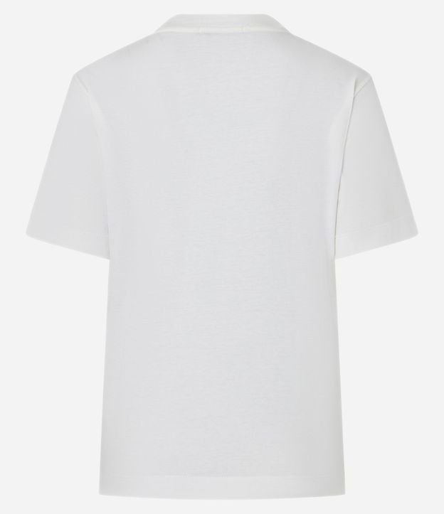 Blusa en Algodón con Bloque de Lentejuelas 8
