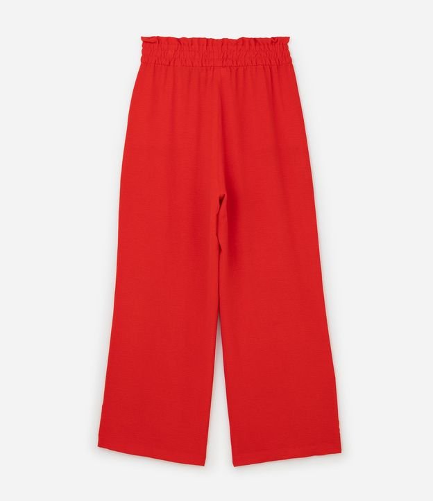 Pantalón Pantalona en Crepé con Cintura Elástica Curve & Plus Size 5