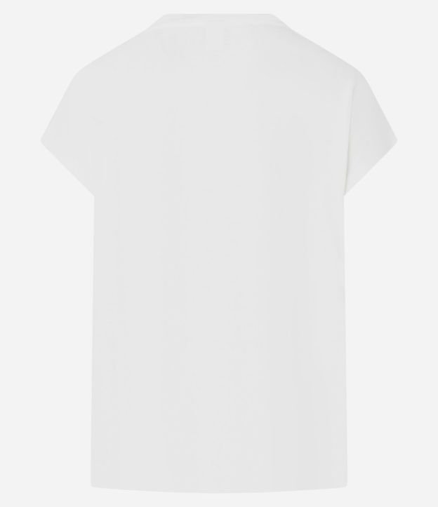 Blusa en Viscosa con Cuello Redondo y Glitter 7