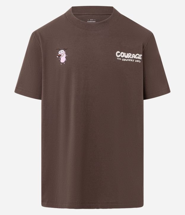 Remera Comfort en Algodón con Estampa de Coraje el Perro Cobarde 5