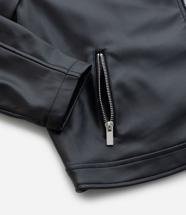 Campera Infantil Biker con Cremallera Assimétrica – Talle 5 a 14 años 8