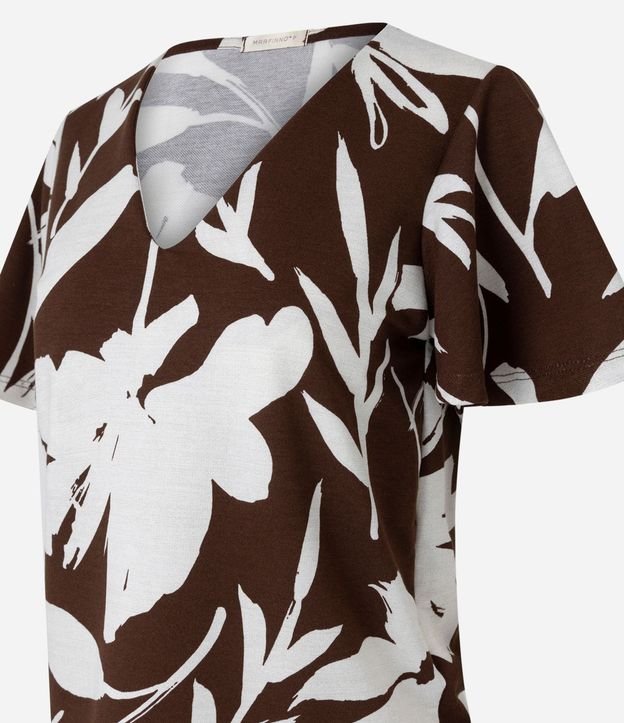 Blusa Sastre en Viscosa con Estampa Floral 6