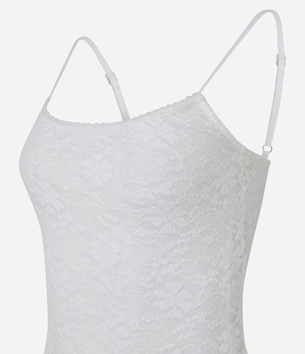 Vestido New Midi en Encaje con Bretel Fino 5