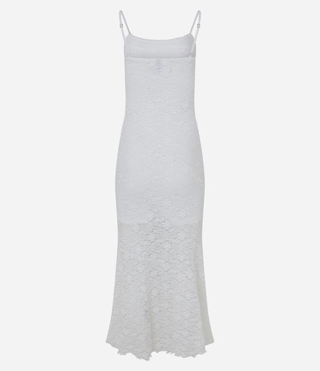 Vestido New Midi en Encaje con Bretel Fino 6