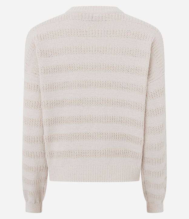 Blusa en Punto Texturizado con Lineas Horizontales 6