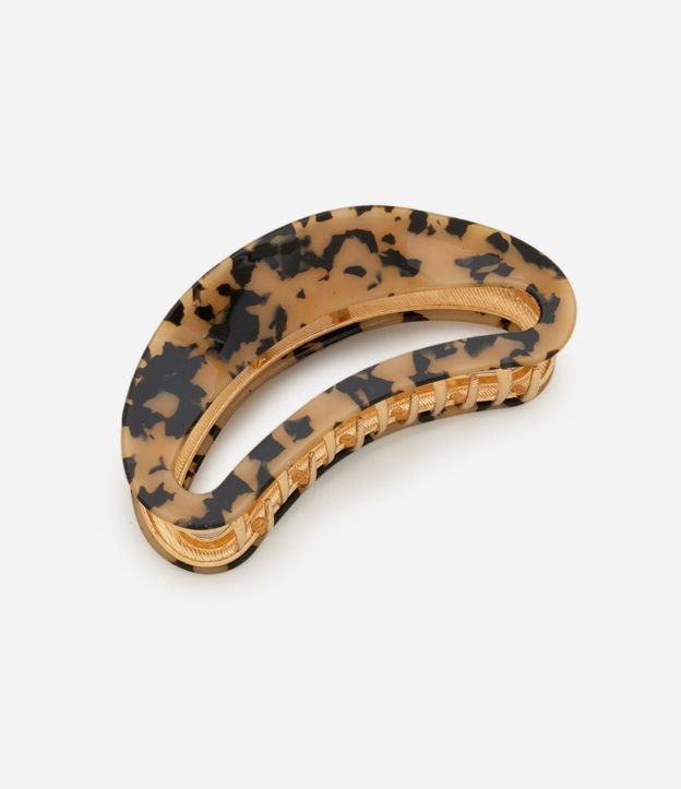 Pinza para el Pelo con Estampa Animal Print Tortuga