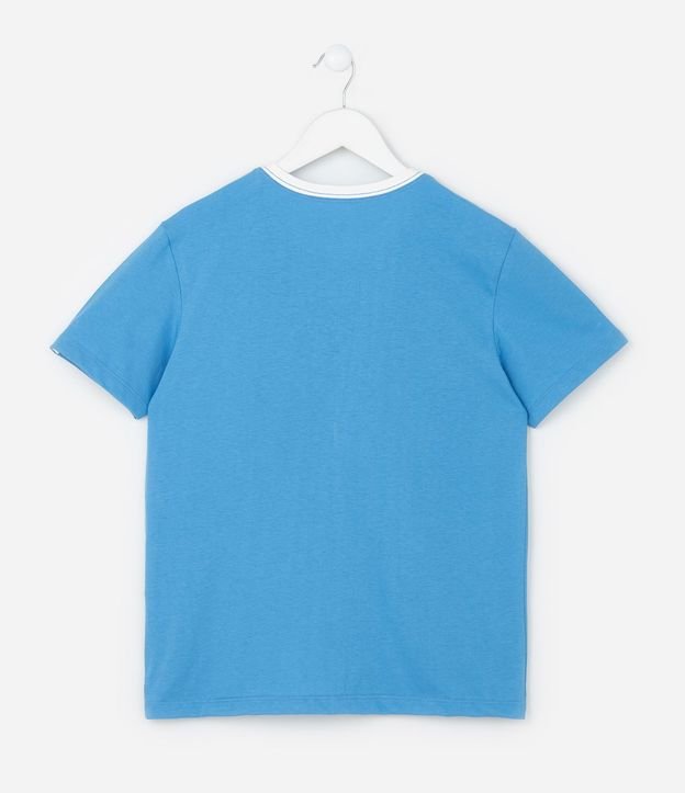 Remera Infantil Regular con Estampa de Baseball - Talle 5 a14 años 2