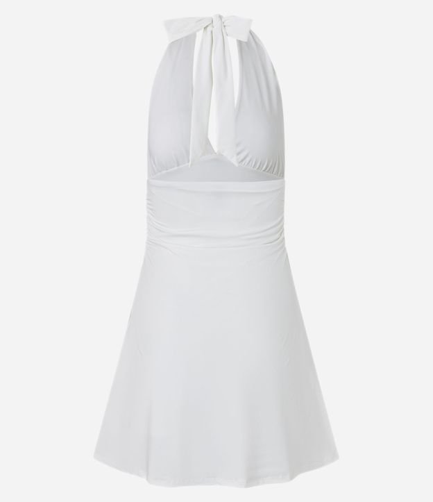 Vestido Frente Unica con Lazo 6
