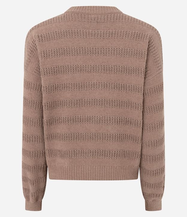 Blusa en Punto Texturizado con Lineas Horizontales 6