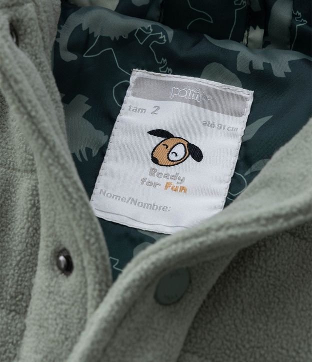 Campera Infantil Acolchada con Capucha 7