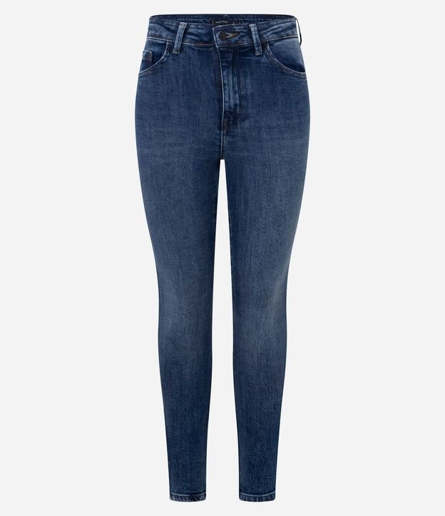 Pantalón Skinny en Jeans con Ruedo Plegado 3