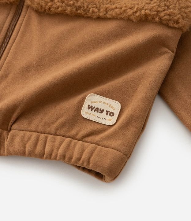 Conjunto Infantil con Campera en Sherpa y Pantalón - Talle 1 a 5/6 años 8
