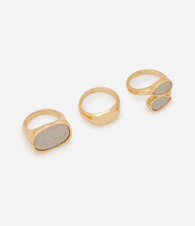 Kit 03 Anillos con Revestimiento Brillante 2