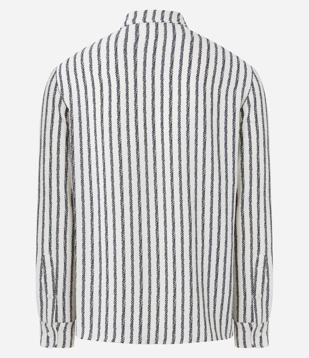 Camisa Comfort en Sastre con Rayas Verticales 6