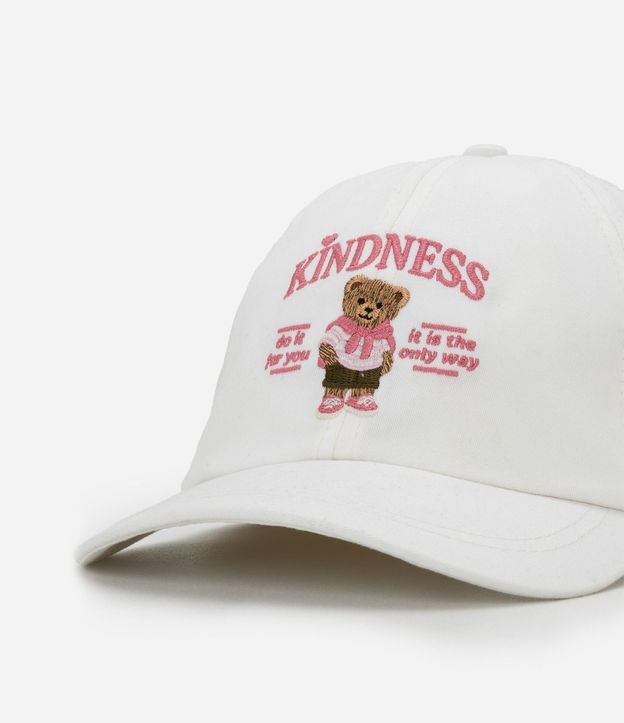 Gorra Infantil Aba Curva con Bordado de Oso - Talle U 4