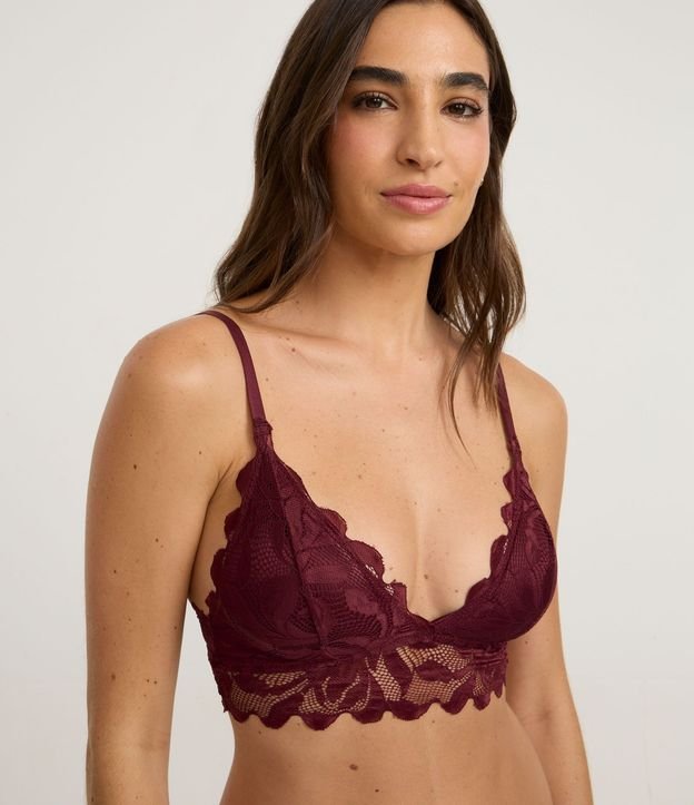 Soutien Top en Encaje Floral