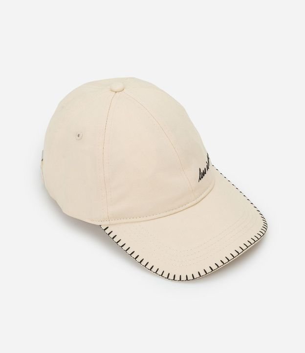 Gorra Aba Curva con Bordado Delantero Less is More