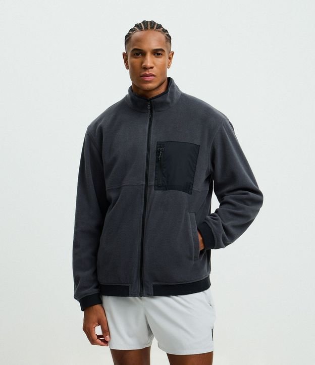 Campera Reversible con Fleece y Lettering 5