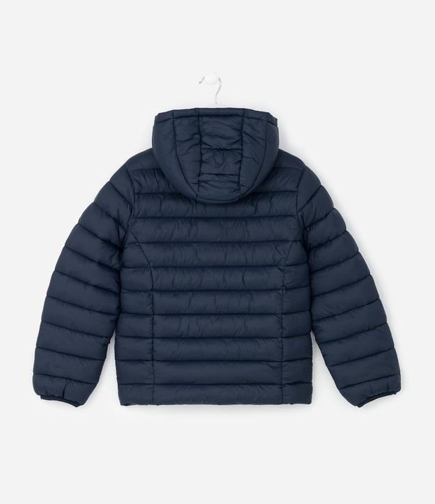 Campera Infantil Puffer en Microfibra con Capucha – Talle 5 a 16 años 3