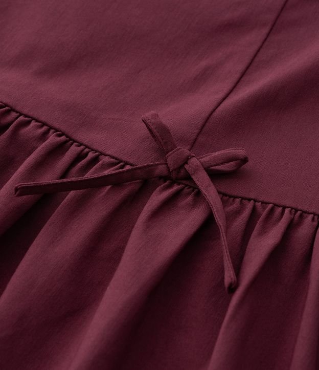 Vestido Infantil en Viscolino con Pollera Balonê – Talle 5 a 14 años 8